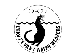 OGEE L'EAU J'Y FILE/WATER WEAVERS logo