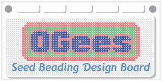 OGEES SEED BEADING DESIGN BOARD logo
