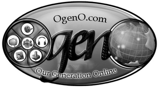 OGENO.COM GEN OUR GENERATION ONLINE COMIC logo