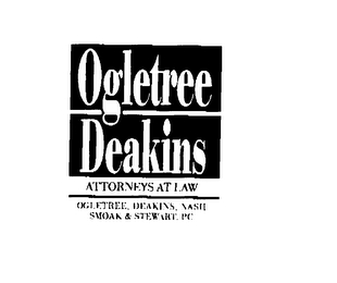OGLETREE DEAKINS ATTORNEYS AT LAW OGLETREE, DEAKINS, NASH SMOAK & STEWART, P.C. PLUS logo