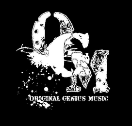 OGM ORIGINAL GENIUS MUSIC logo