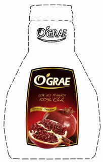 O'GRAE, O'GRAE, SOK IZ GRANATA, 100% SOK, PRIAMOGO OTZHIMA logo