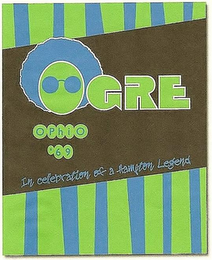 OGRE OPHIO '69 IN CELEBRATION OF A HAMPTON LEGEND logo