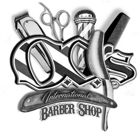 O.G.'S INTERNATIONAL BARBER SHOP logo