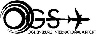 OGS OGDENSBURG INTERNATIONAL AIRPORT logo