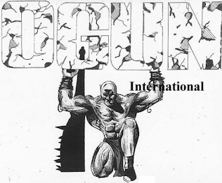 OGUN INTERNATIONAL "THE BEST BODY OF EVIDENCE, BY BUILDING BRANDS ONE ATHLETE AT A TIME." logo