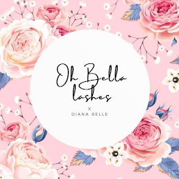 OH BELLA LASHES X DIANA BELLE logo
