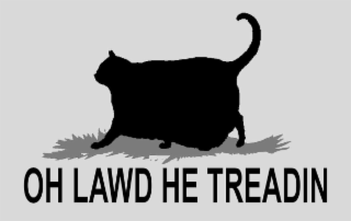 OH LAWD HE TREADIN logo