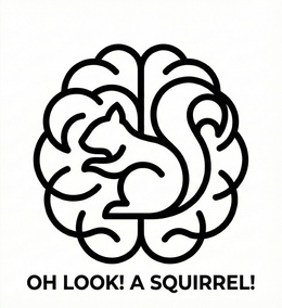 OH LOOK! A SQUIRREL! logo