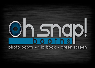 OH SNAP! B O O T H S PHOTO BOOTH · FLIP BOOK · GREEN SCREEN logo