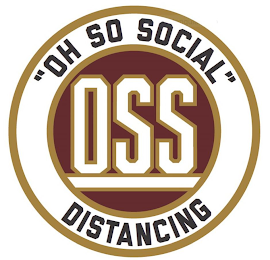 "OH SO SOCIAL" OSS DISTANCING logo