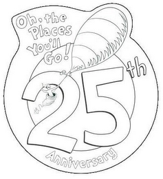 OH, THE PLACES YOU'LL GO! 25TH ANNIVERSARY logo