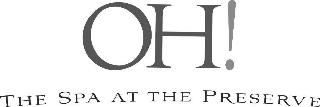 OH! THE SPA AT THE PRESERVE logo