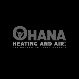 OHANA HEATING AND AIR LLC GET HOOKED ON GREAT SERVICE logo