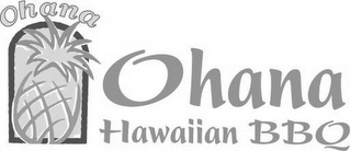 OHANA OHANA HAWAIIAN BBQ logo
