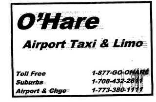 O'HARE AIRPORT TAXI & LIMO logo