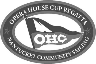 OHC OPERA HOUSE CUP REGATTA NANTUCKET COMMUNITY SAILING logo