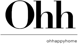 OHH OHHAPPYHOME logo