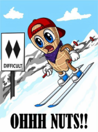 OHHH NUTS!! DIFFICULT logo