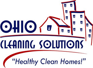 OHIO CLEANING SOLUTIONS "HEALTHY CLEAN HOMES!" logo