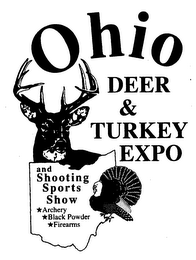 OHIO DEER & TURKEY EXPO AND SHOOTING SPORTS SHOW ARCHERY BLACK POWDER FIREARMS logo