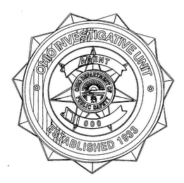 OHIO INVESTIGATIVE UNIT AGENT 000 ESTABLISHED 1933 OHIO DEPARTMENT OF PUBLIC SAFETY logo