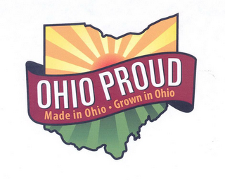 OHIO PROUD MADE IN OHIO · GROWN IN OHIO logo