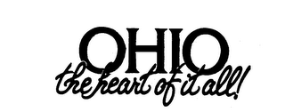 OHIO THE HEART OF IT ALL! logo