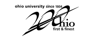 OHIO UNIVERSITY SINCE 1804 200 OHIO FIRST & FINEST logo