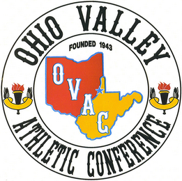 OHIO VALLEY ATHLETIC CONFERENCE FOUNDED1943 OVAC logo