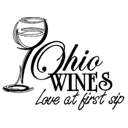 OHIO WINES LOVE AT FIRST SIP logo