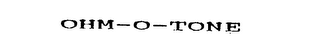 OHM-O-TONE logo