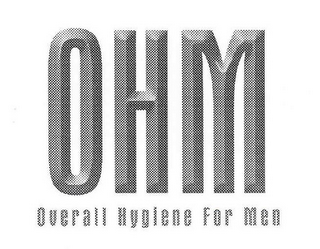 OHM OVERALL HYGIENE FOR MEN logo