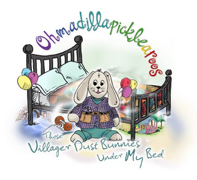OHMADILLAPICKLEAROOS THOSE VILLAGER DUST BUNNIES UNDER MY BED logo