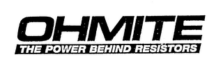 OHMITE THE POWER BEHIND RESISTORS logo