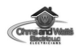 OHMS AND WATTS ELECTRIC LLC ELECTRICIANS logo