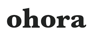 OHORA logo