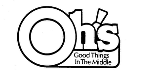 OH'S GOOD THINGS IN THE MIDDLE logo