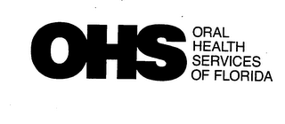 OHS ORAL HEALTH SERVICES OF FLORIDA logo