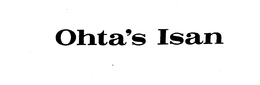 OHTA'S ISAN logo
