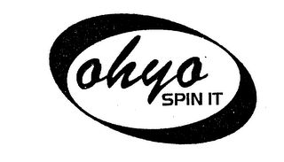 OHYO SPIN IT logo
