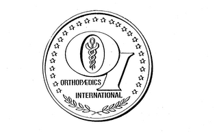 OI ORTHOPAEDICS INTERNATIONAL logo