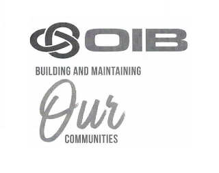 OIB BUILDING AND MAINTAINING OUR COMMUNITIES logo