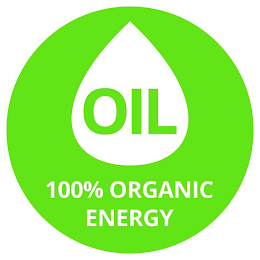 OIL 100% ORGANIC ENERGY logo