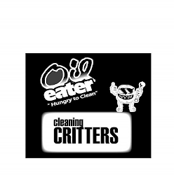OIL EATER "HUNGRY TO CLEAN" CLEANING CRITTERS logo