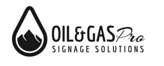 OIL & GAS PRO SIGNAGE SOLUTIONS logo