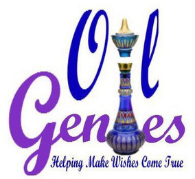 OIL GENIES HELPING MAKE WISHES COME TRUE logo