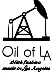 OIL OF LA SLICK FASHION MADE IN LOS ANGELES logo