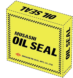 OIL SEAL OIL SEAL MADE IN JAPAN MUSHASHI OIL SEAL MUSHASHI OIL SEAL MFG. CO., LTD. M MUSHASHI OIL SEAL MFG. CO., LTD. logo
