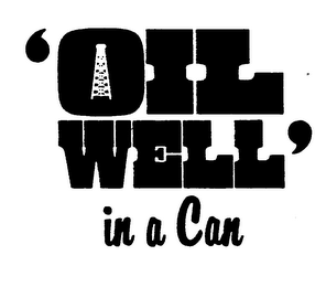 'OIL WELL IN A CAN' logo